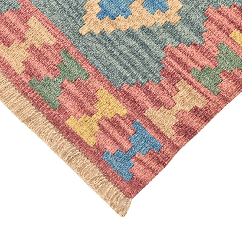 Läufer Kelim - Oriental - 80 x 190 cm - mehrfarbig