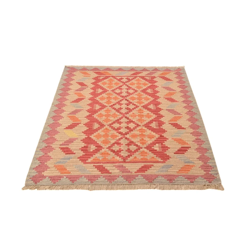 Kelim Fars Teppich 129x176cm - mehrfarbig