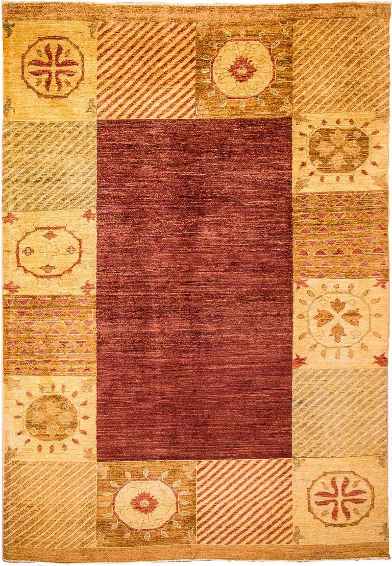 Ziegler Modern Teppich 179x256cm - Orientteppich - rot