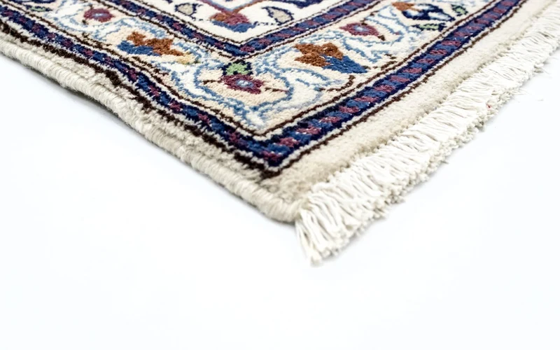 Perserteppich - Nain - Royal 199 x 291 cm Wohnzimmer Teppich - blau