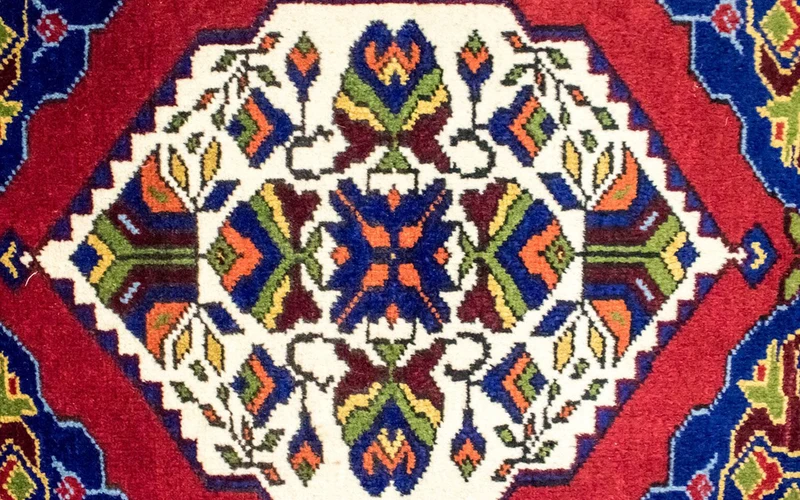 Orientteppich 56x97cm - blau