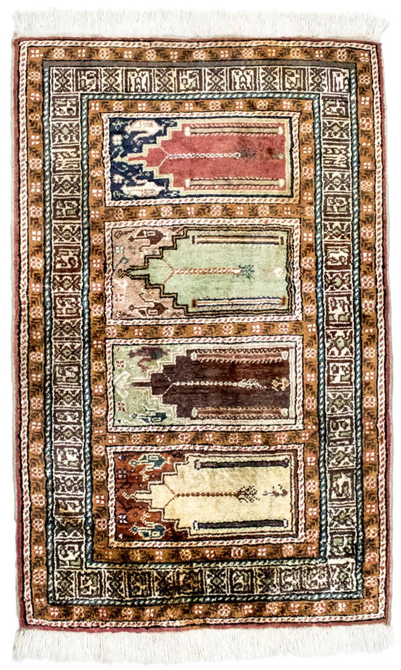 Kayseri Teppich 66x104cm - Orientteppich - mehrfarbig