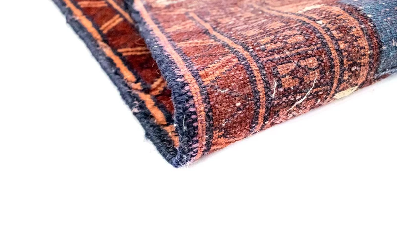 Afghan Teppich 46x69cm - Orientteppich - rost