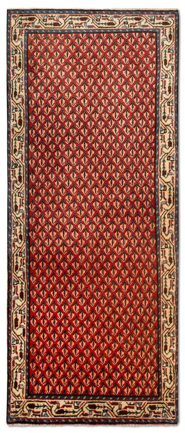Mir Teppich 80x197cm - Perserteppich - rot