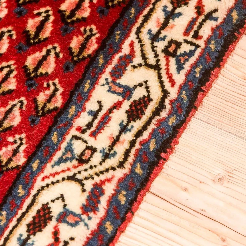 Mir Teppich 80x197cm - Perserteppich - rot