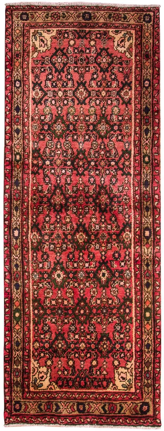 Hosseinabad Teppich 70x189cm - Perserteppich - rot