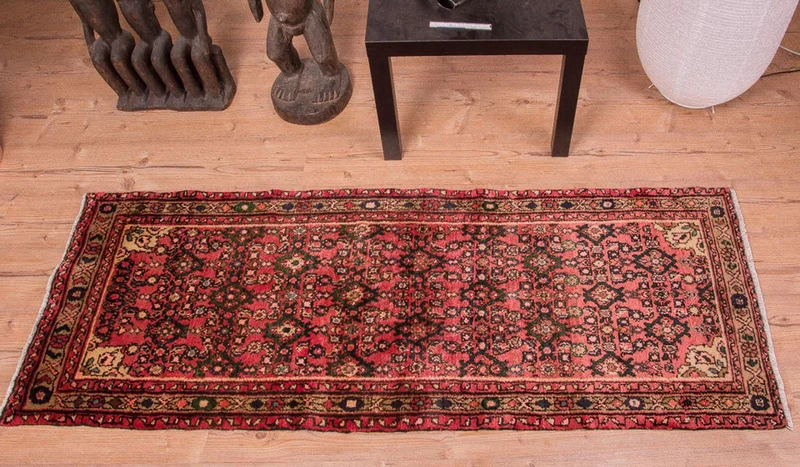 Hosseinabad Teppich 70x189cm - Perserteppich - rot