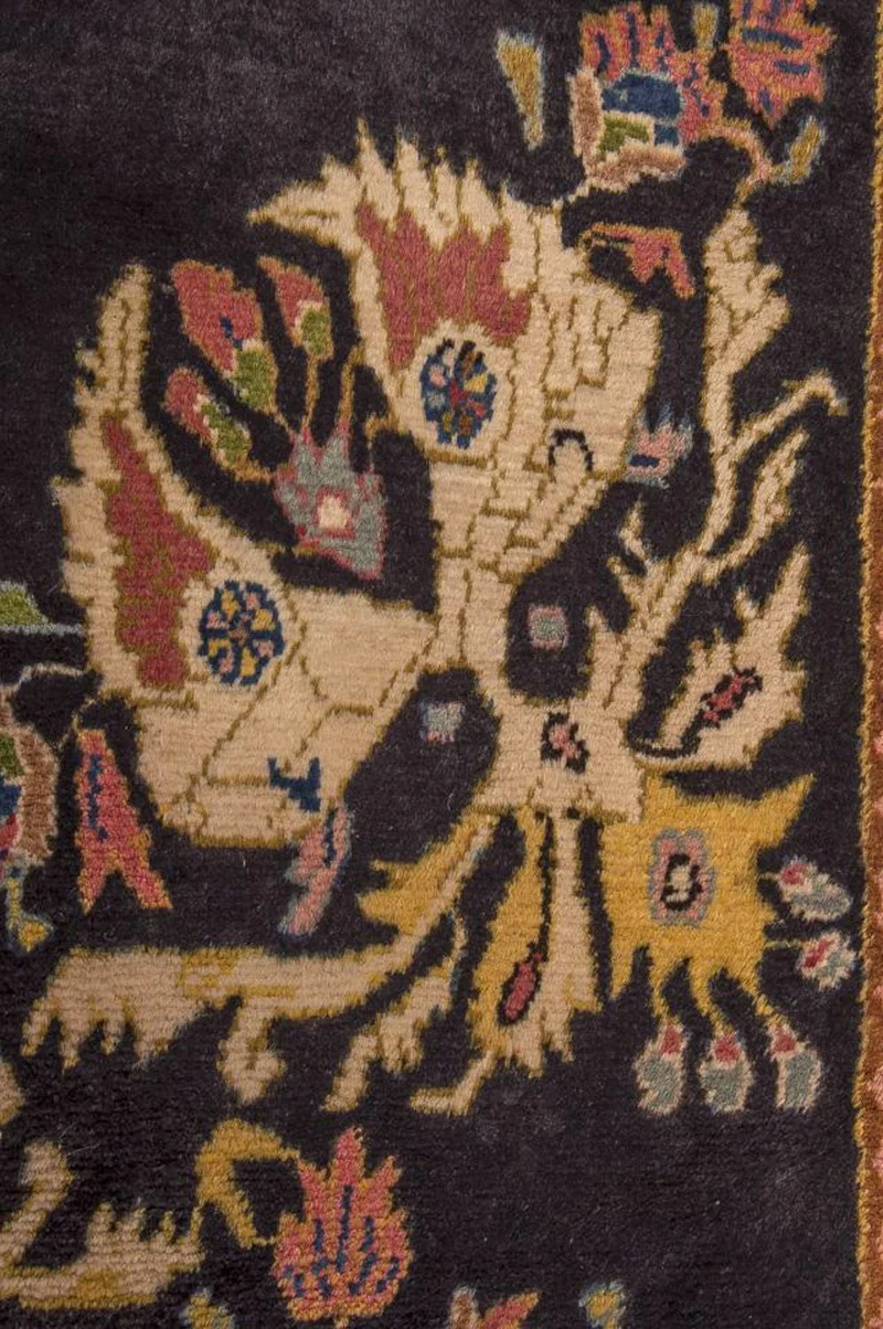Hamadan Teppich 78x210cm - Perserteppich - braun