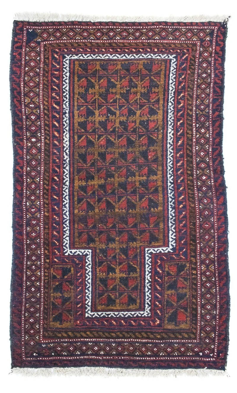 Belutsch Teppich 83x136cm - Orientteppich - braun