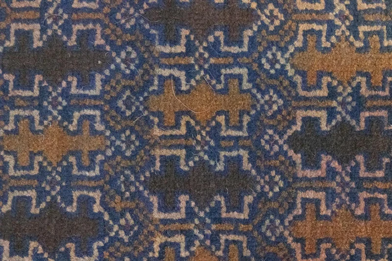 Belutsch Teppich 81x138cm - Orientteppich - blau