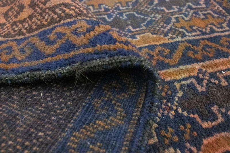 Belutsch Teppich 81x138cm - Orientteppich - blau