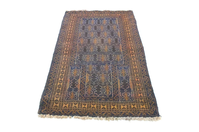 Belutsch Teppich 81x138cm - Orientteppich - blau