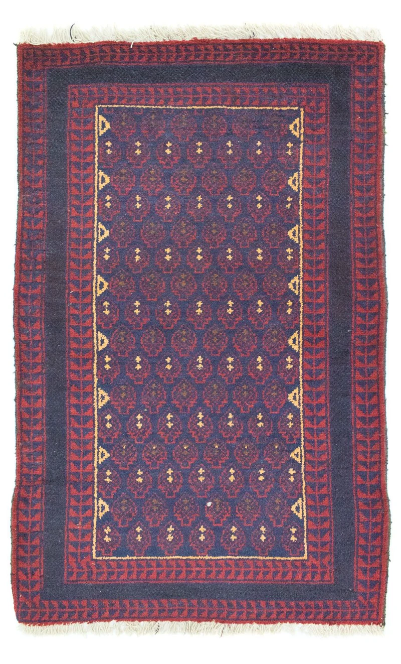 Belutsch Teppich 81x131cm - Orientteppich - blau