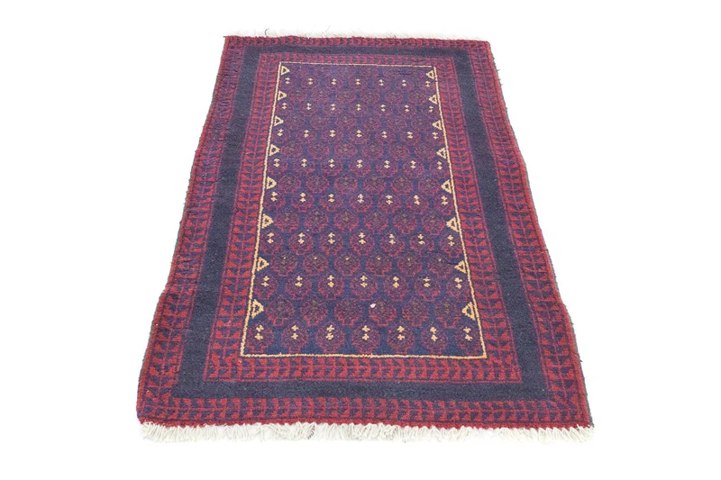 Belutsch Teppich 81x131cm - Orientteppich - blau