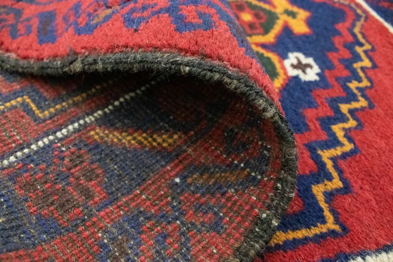 Belutsch Teppich 75x140cm - Orientteppich - rot