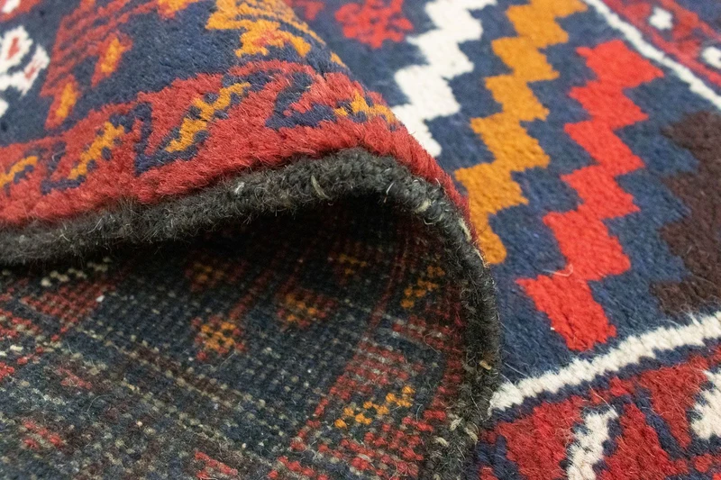 Belutsch Teppich 76x130cm - Orientteppich - blau