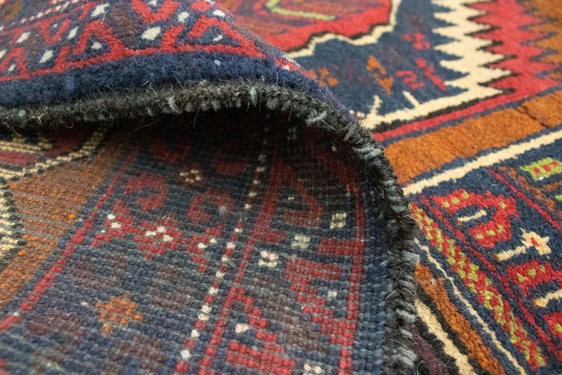 Belutsch Teppich 85x147cm - Orientteppich - blau