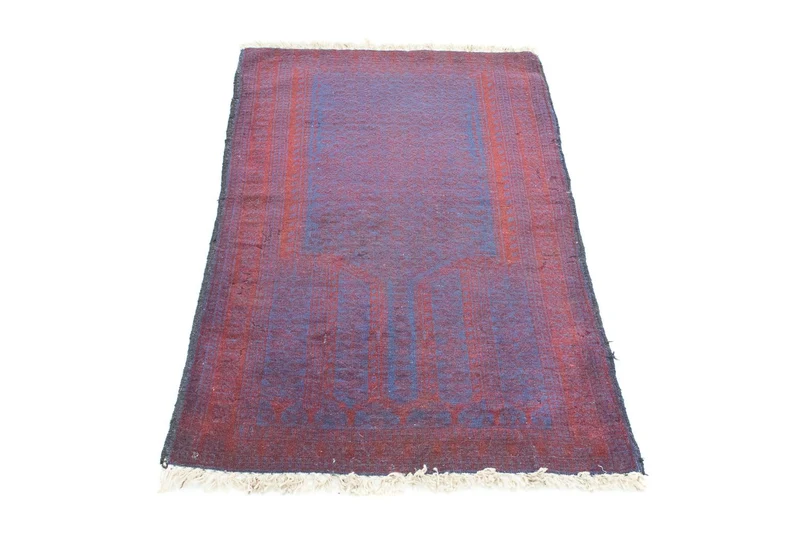 Belutsch Teppich 82x138cm - Orientteppich - blau