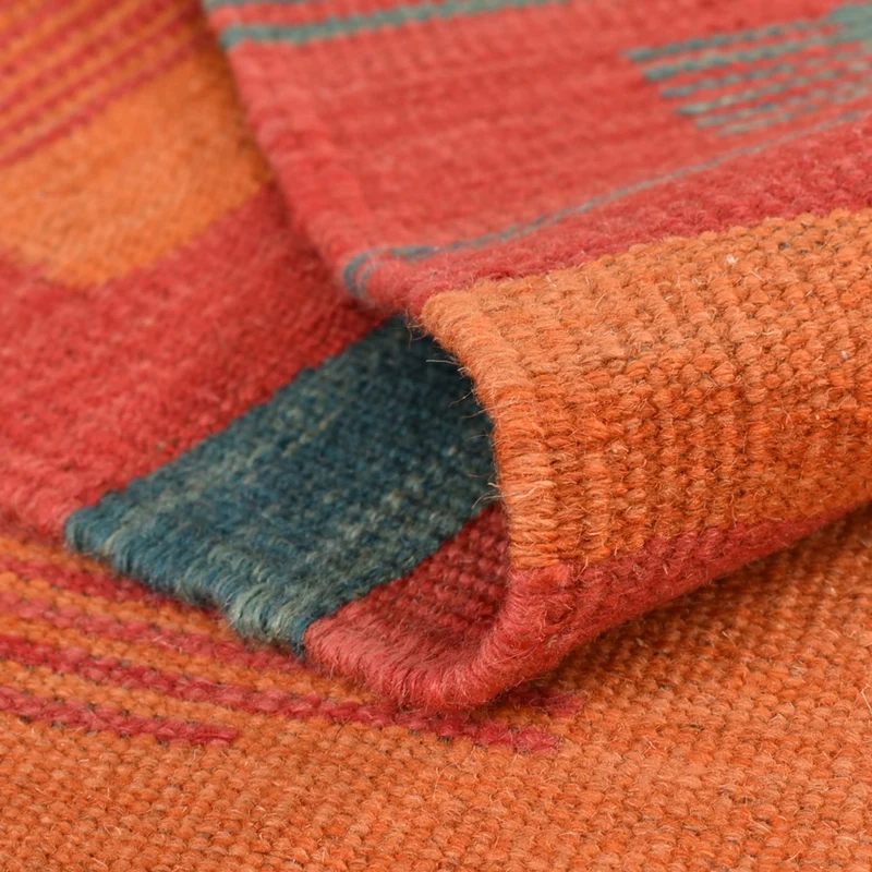 Kelim Teppich - Trendy - 155 x 201 cm - mehrfarbig