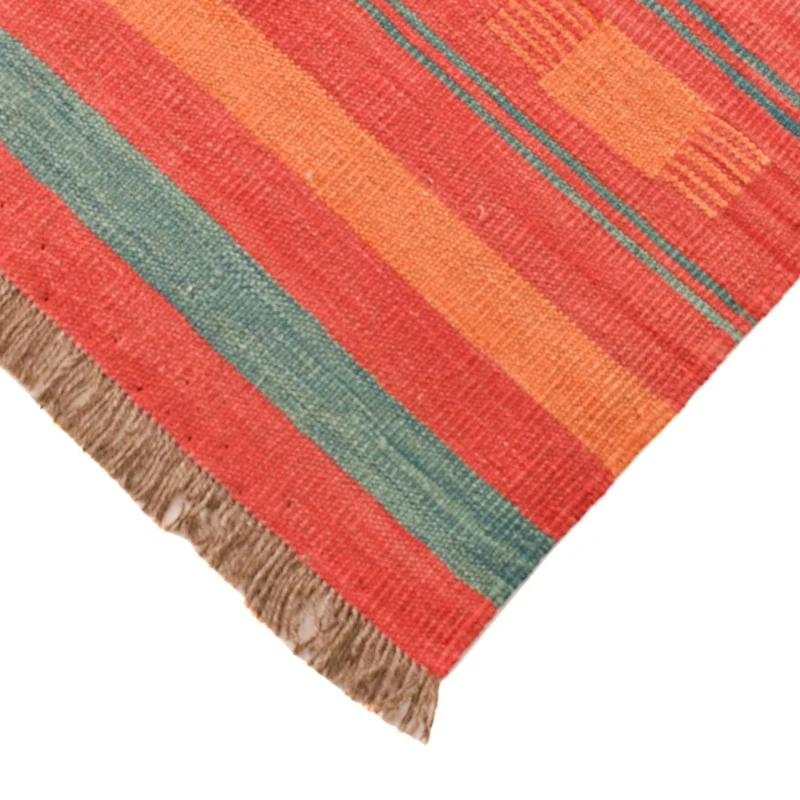 Kelim Teppich - Trendy - 155 x 203 cm - mehrfarbig