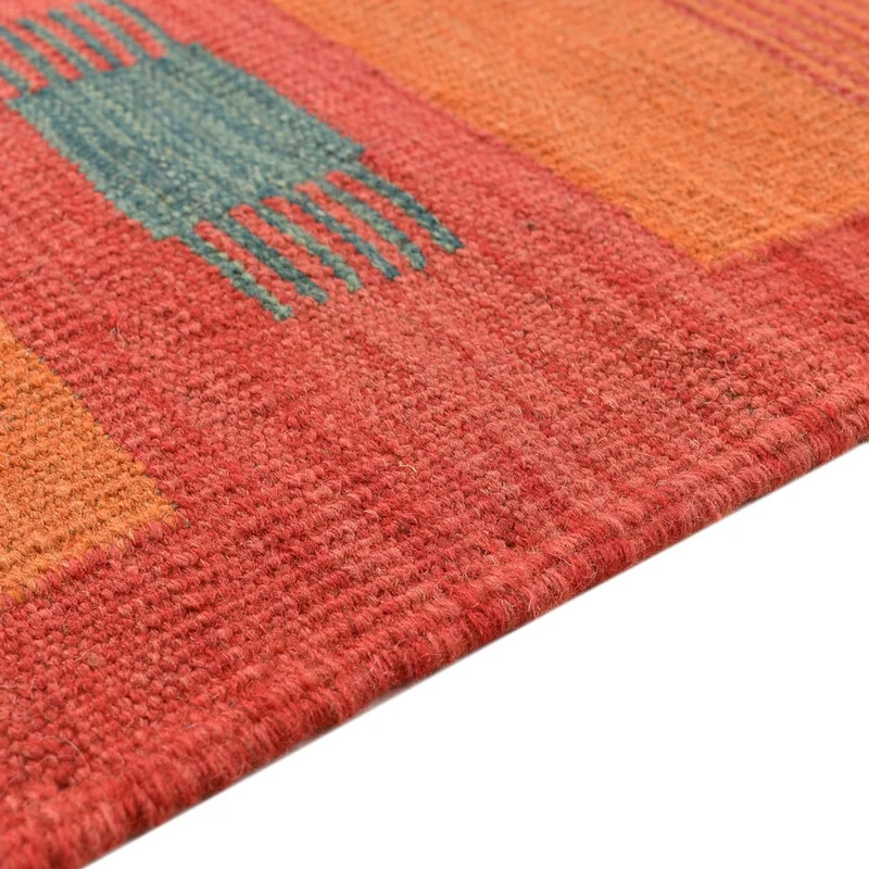 Kelim Teppich - Trendy - 155 x 203 cm - mehrfarbig
