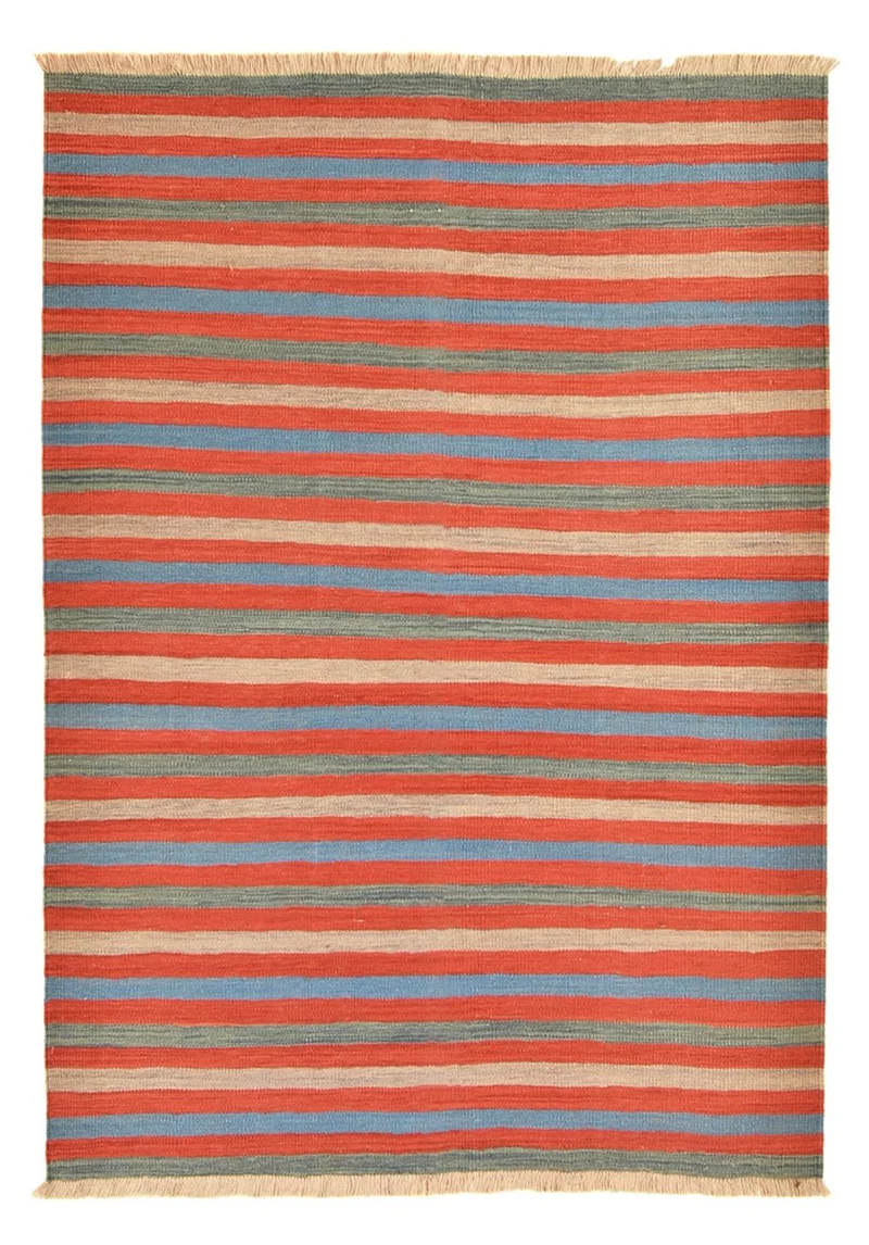 Kelim Modern Teppich 149x203cm - mehrfarbig