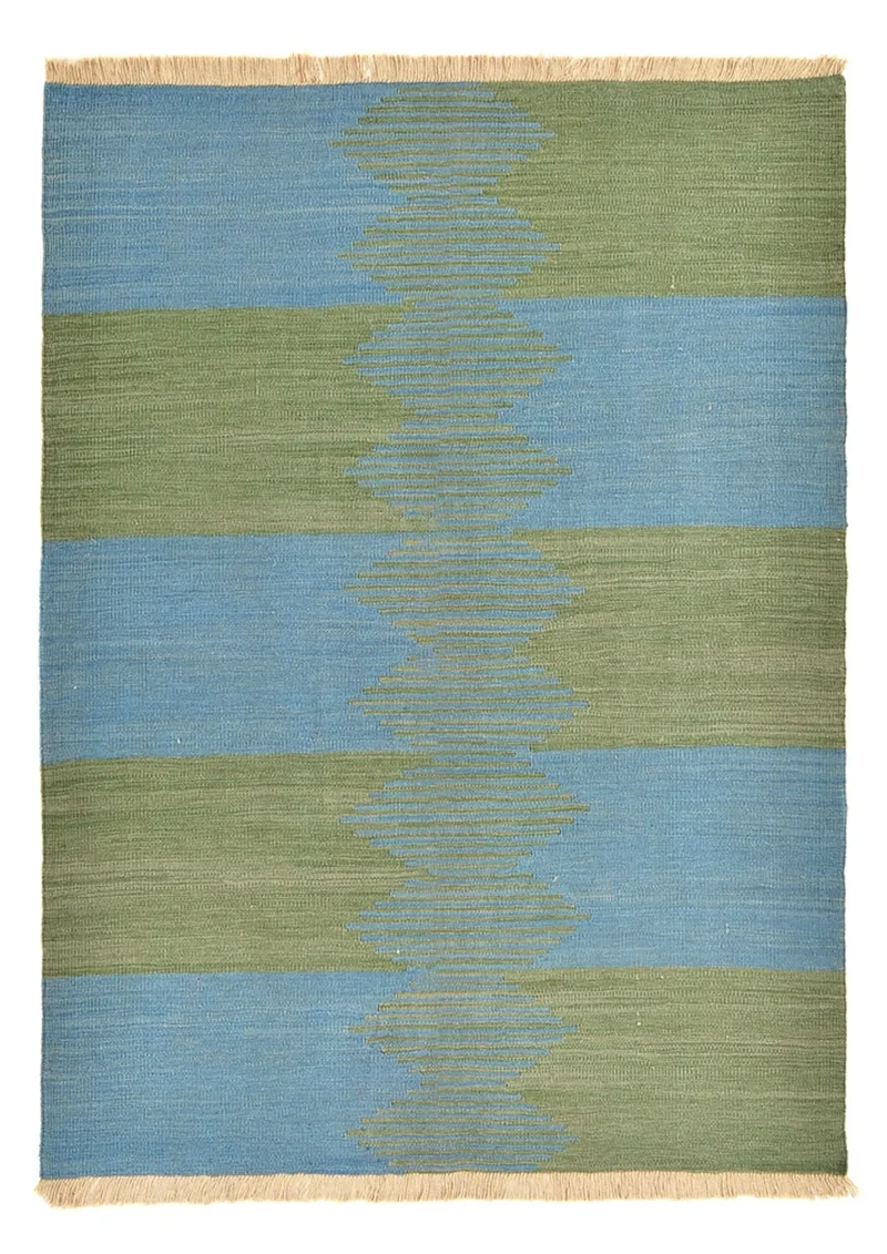 Kelim Modern Teppich 150x198cm - mehrfarbig