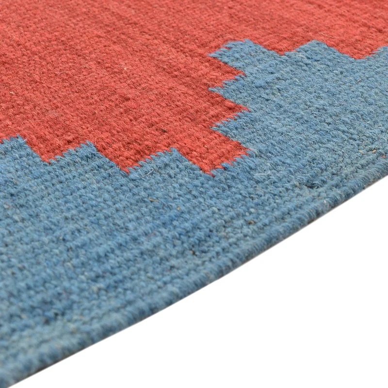 Kelim Modern Teppich 146x189cm - mehrfarbig