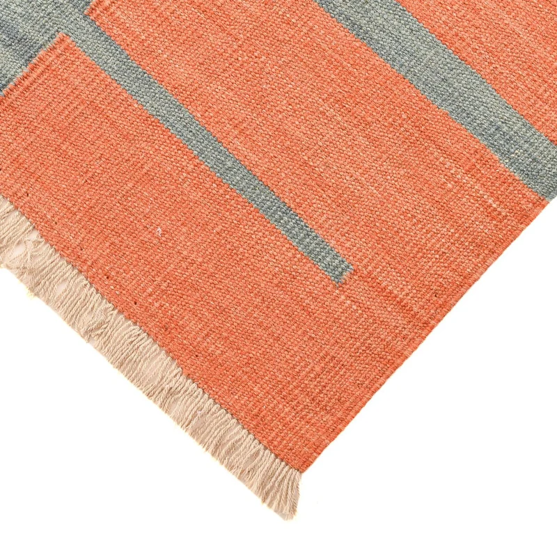 Kelim Modern Teppich 121x182cm - mehrfarbig