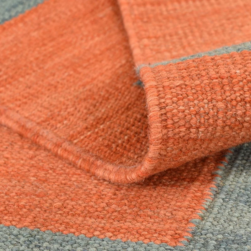 Kelim Modern Teppich 121x182cm - mehrfarbig