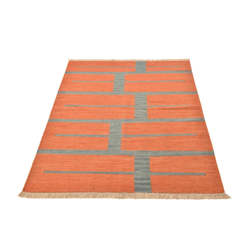 Kelim Modern Teppich 121x182cm - mehrfarbig