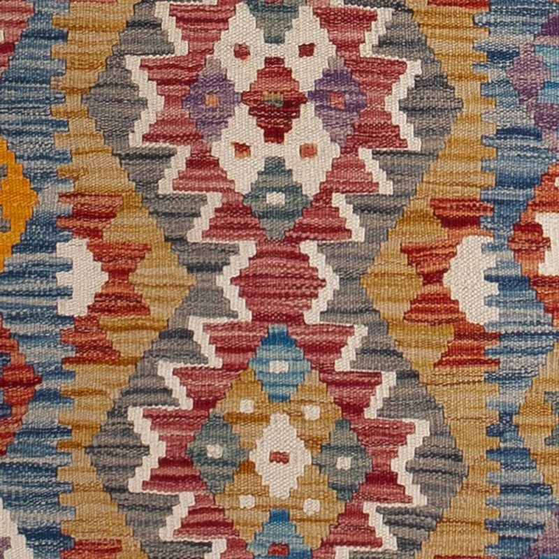 Kelim Maimene Teppich 79x243cm - mehrfarbig