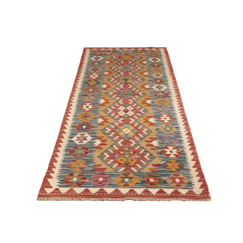 Kelim Maimene Teppich 79x243cm - mehrfarbig