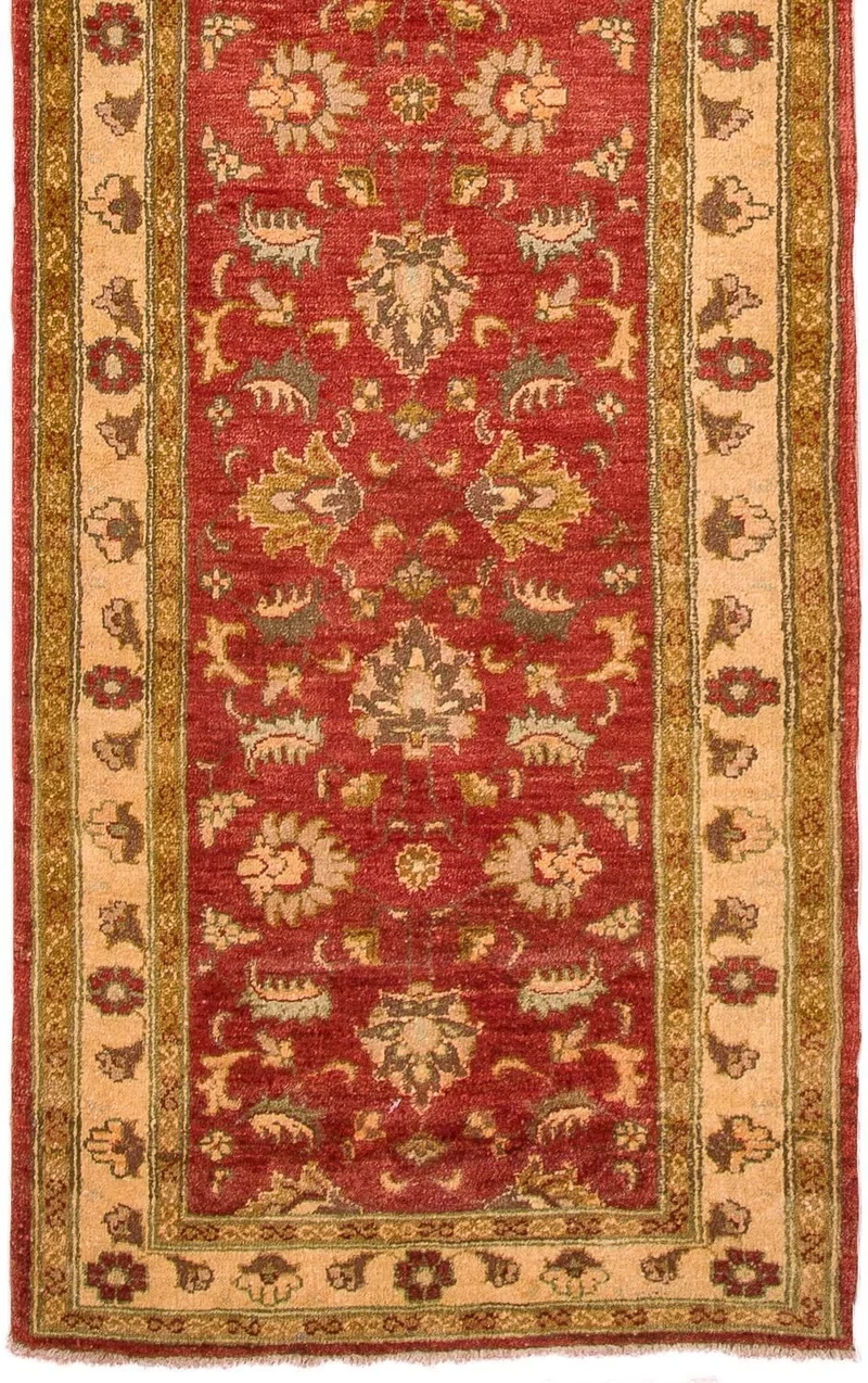 Ziegler Teppich 86x377cm - Orientteppich - rot