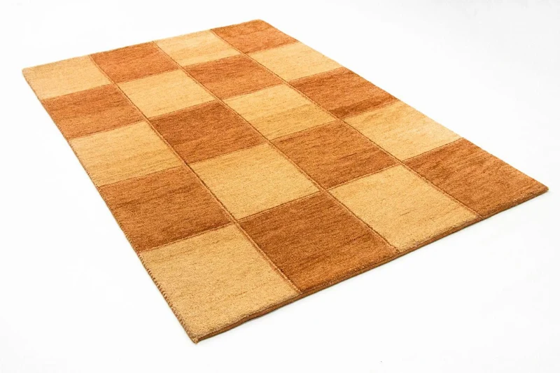 Gabbeh Teppich Indus 139x203cm - Wollteppich - mehrfarbig