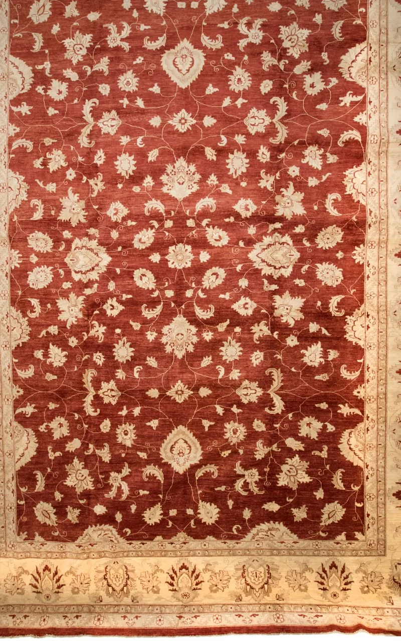 Ziegler Teppich 421x567cm - Orientteppich - rot