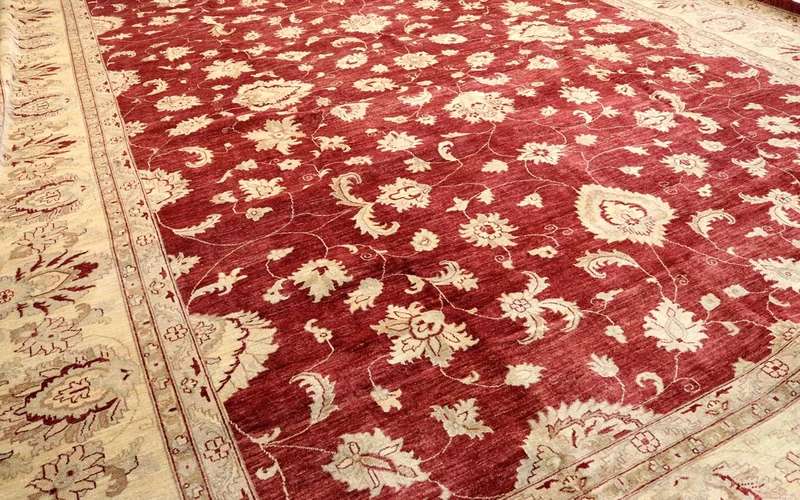 Ziegler Teppich 421x567cm - Orientteppich - rot