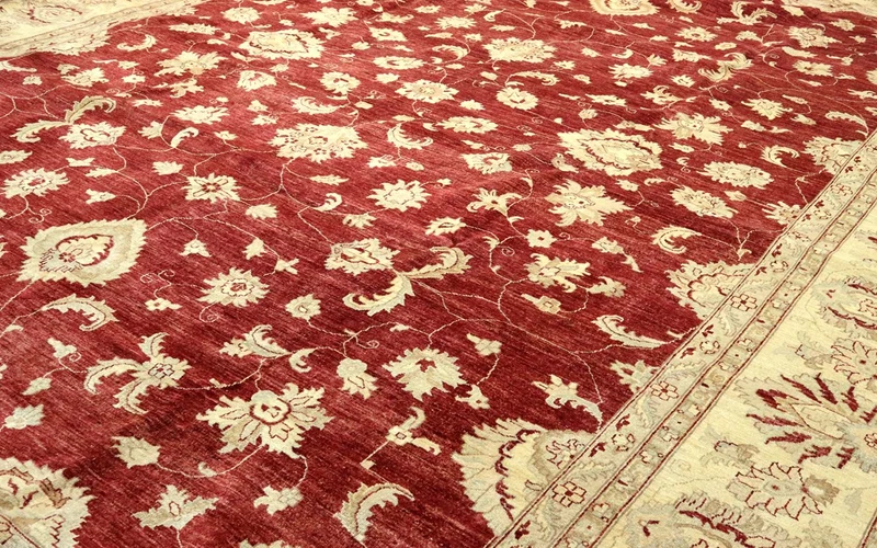 Ziegler Teppich 421x567cm - Orientteppich - rot