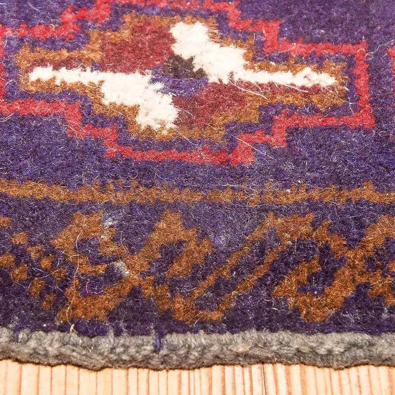 Belutsch Teppich 81x133cm - Orientteppich - blau