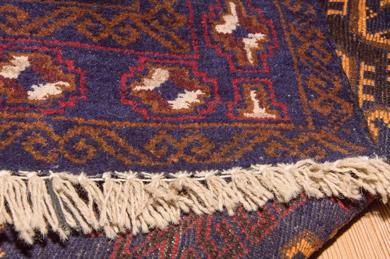 Belutsch Teppich 81x133cm - Orientteppich - blau
