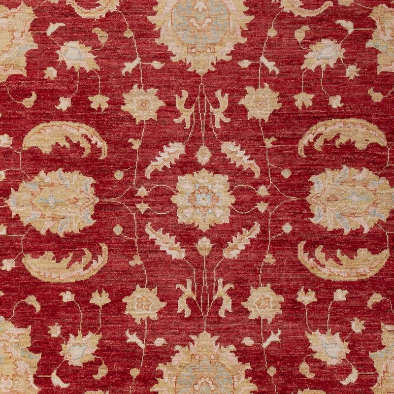 Ziegler Teppich 204x303cm - Orientteppich - dunkelrot