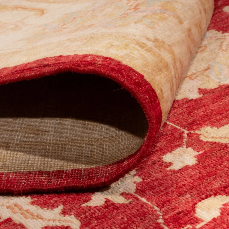 Ziegler Teppich 204x303cm - Orientteppich - dunkelrot