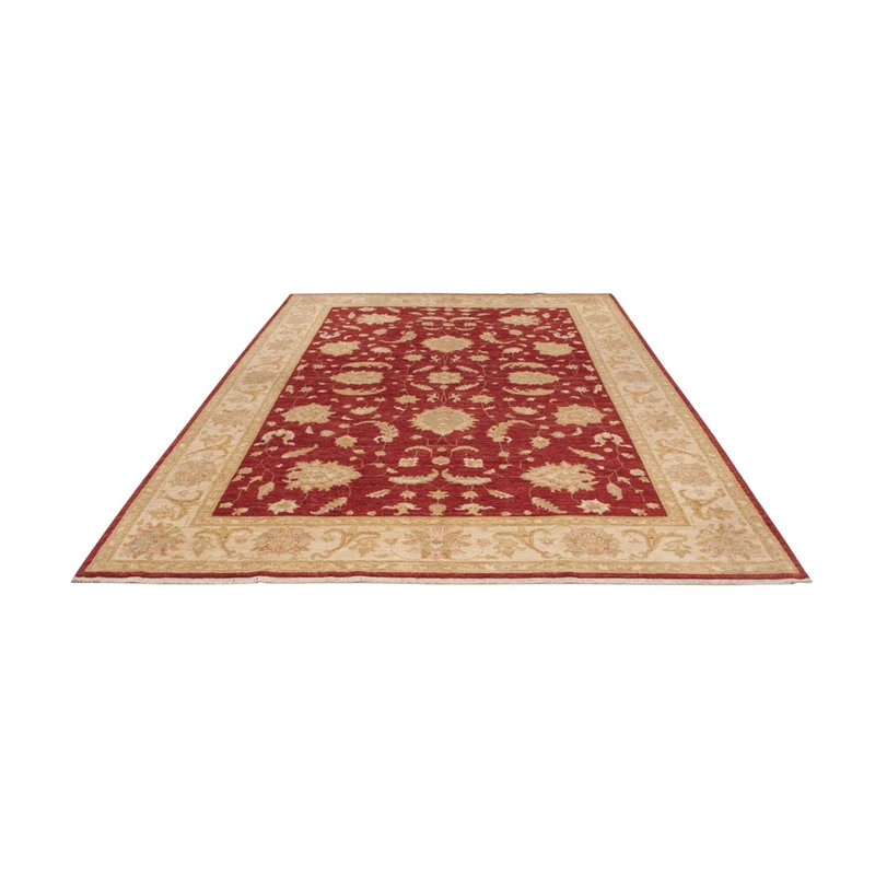 Ziegler Teppich 204x303cm - Orientteppich - dunkelrot