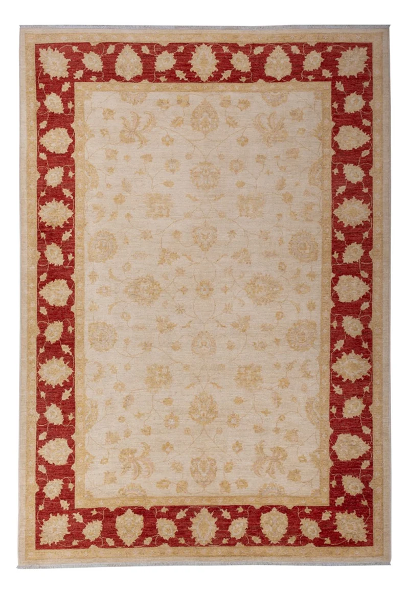 Ziegler Teppich 202x296cm - Orientteppich - beige
