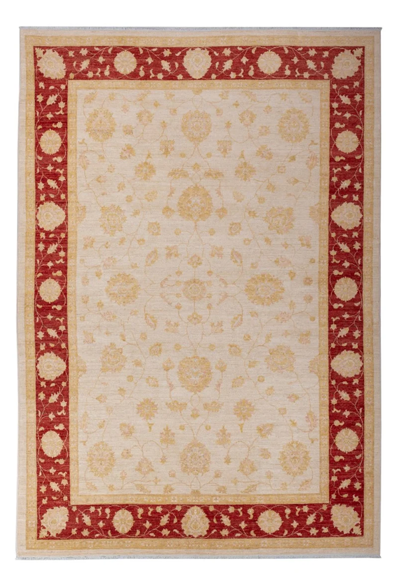 Ziegler Teppich 205x297cm - Orientteppich - beige