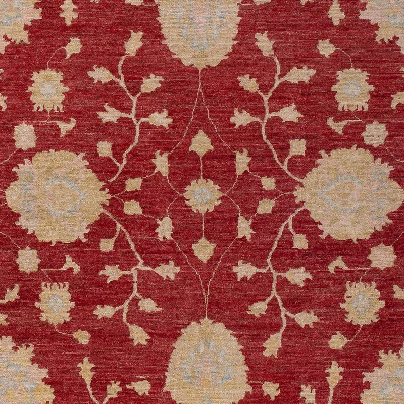 Ziegler Teppich 205x300cm - Orientteppich - dunkelrot
