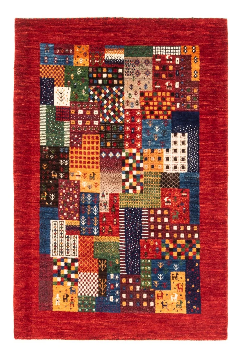 Loribaft Teppich Perser 88x127cm - Orientteppich - mehrfarbig