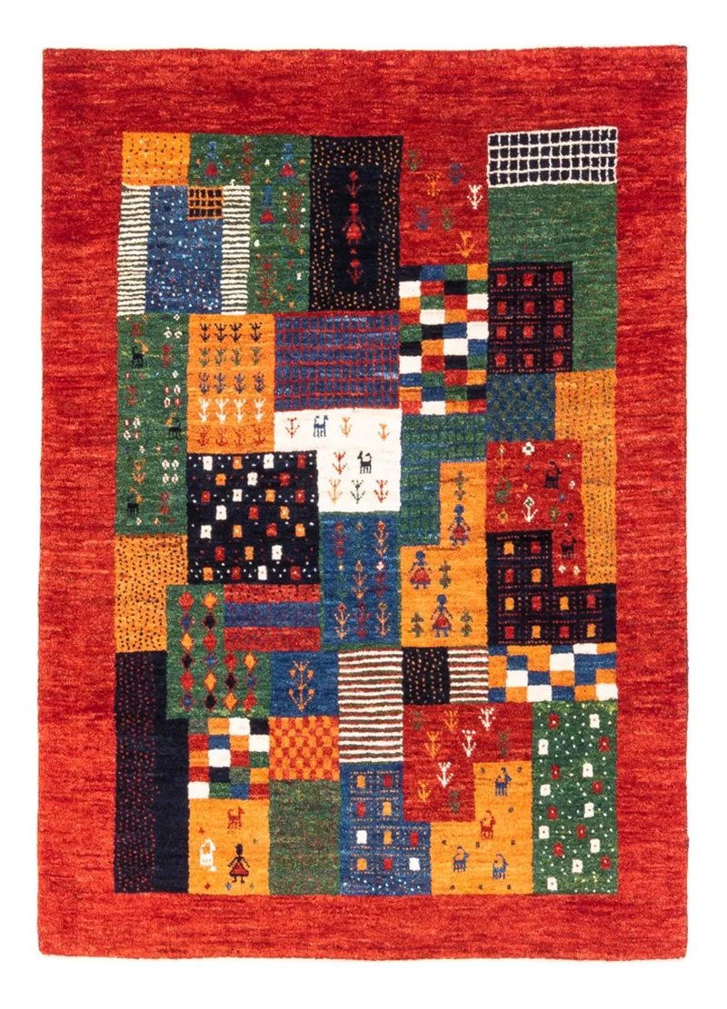 Loribaft Teppich Perser 84x118cm - Orientteppich - mehrfarbig