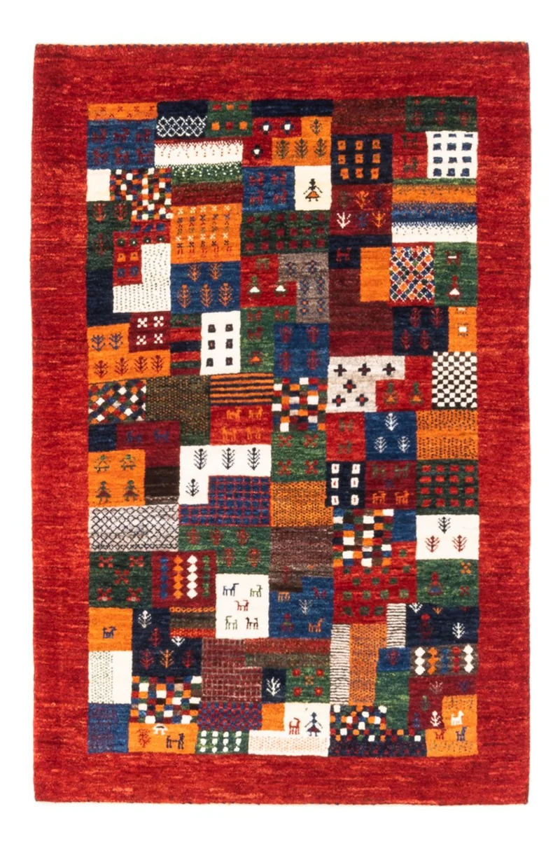 Loribaft Teppich Perser 85x128cm - Orientteppich - mehrfarbig