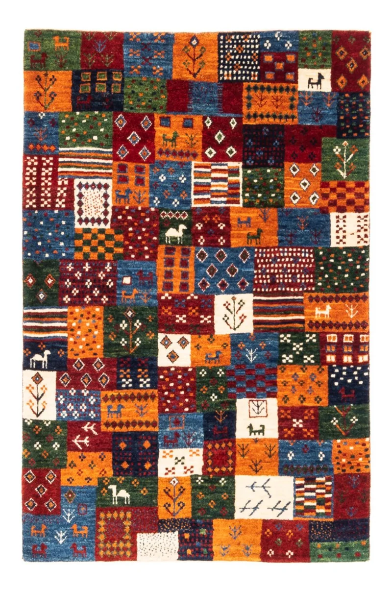 Loribaft Teppich Perser 87x128cm - Orientteppich - mehrfarbig